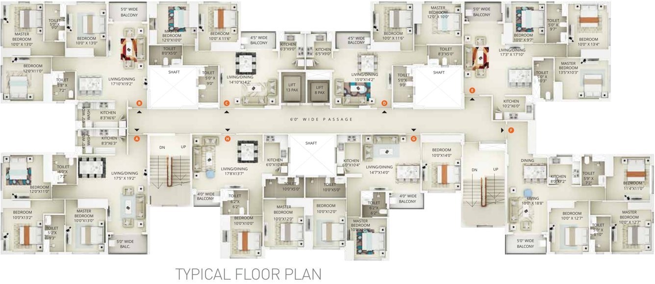 Images for Cluster Plan of Primarc Projects and Srijan Realty and Riya Group Southwinds
