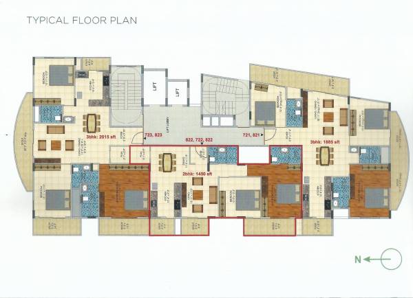 Building 2 Cluster Plan hara-vijaya-heights Building 2 Cluster Plan
