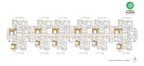 Building1 Tower 1 Cluster Plan hara-vijaya-heights Building1 Tower 1 Cluster Plan