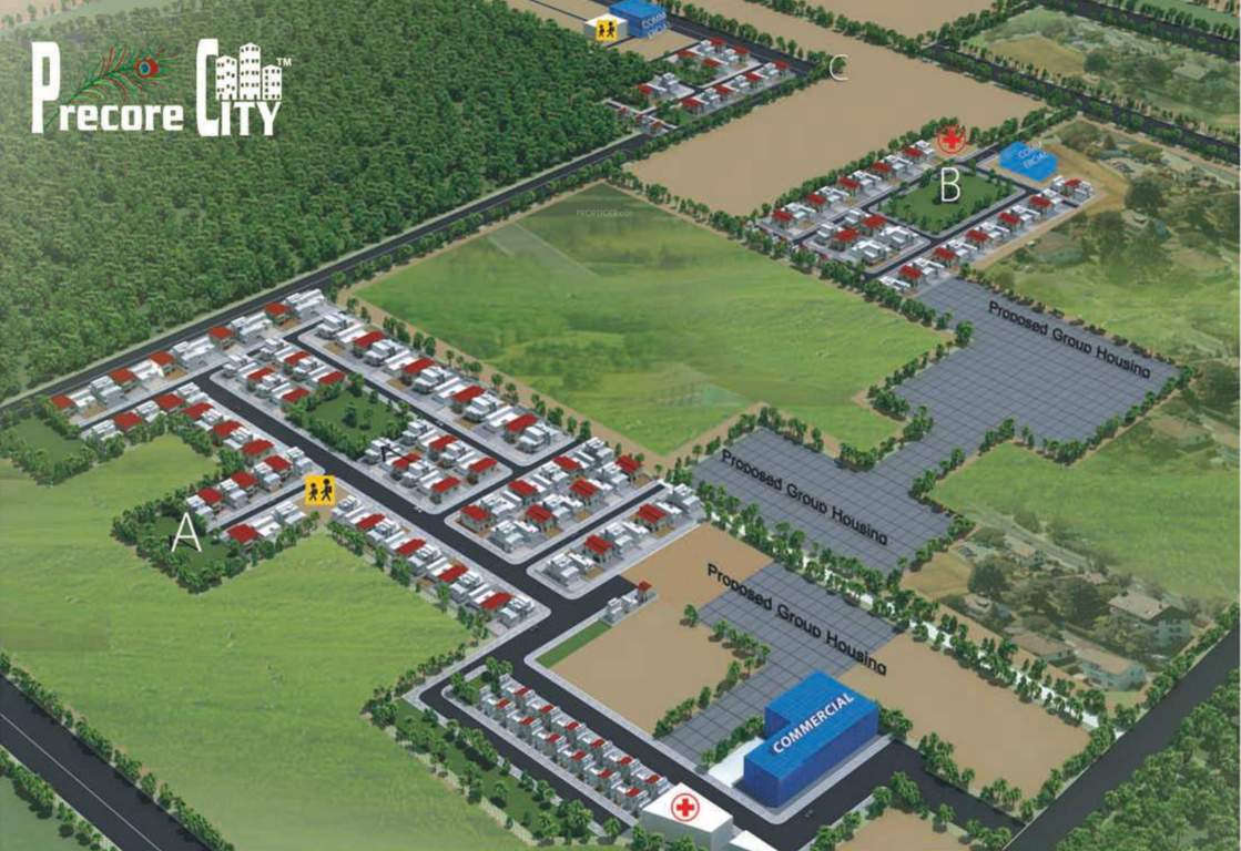  precore city plots Images for Elevation of MV Precore City Plots