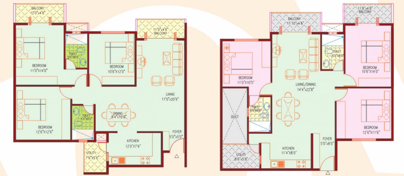  greenwood Single Tower Cluster Plan