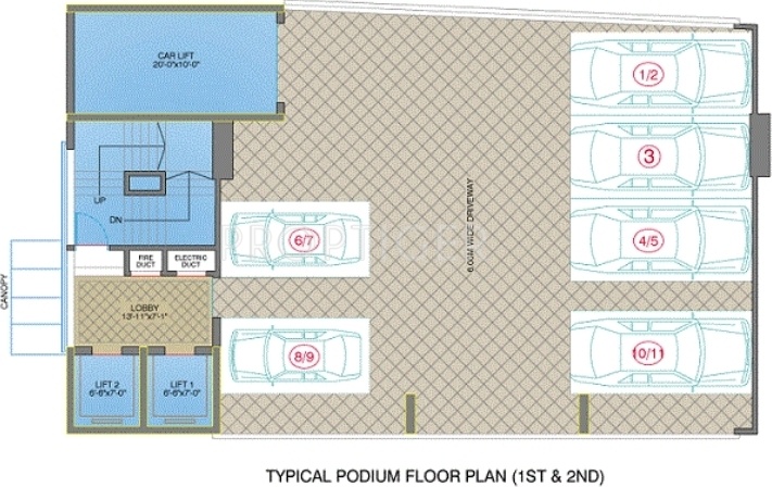 Images for Cluster Plan of Veena Royale Villa