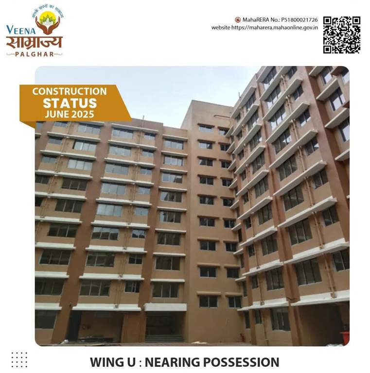  samrajya sector viii Wing U Construction Status June 25