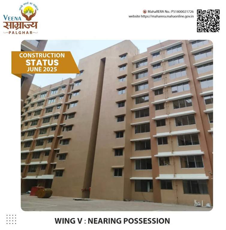  samrajya sector viii Wing V Construction Status June 25