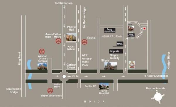  gulmohur-residency Location Plan