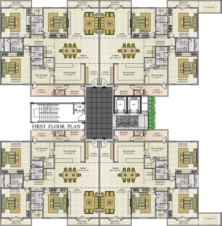 Images for Cluster Plan of NR Orchid Gardenia