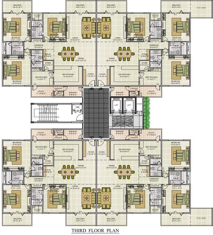 Images for Cluster Plan of NR Orchid Gardenia