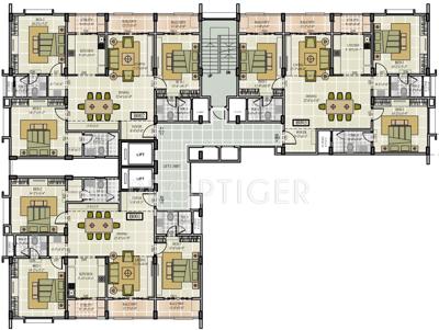  royal-park-residency Images for Cluster Plan of NR Royal Park Residency