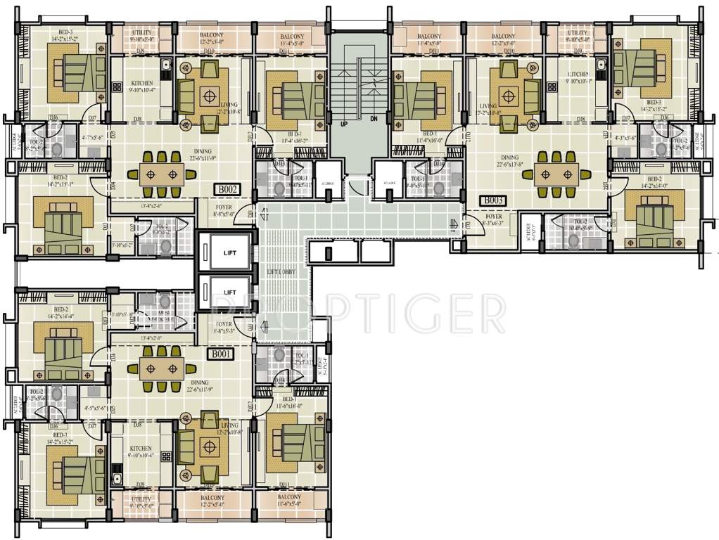  royal park residency Images for Cluster Plan of NR Royal Park Residency