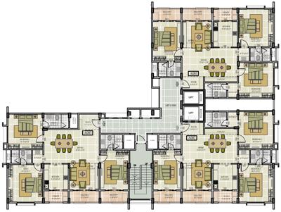  royal-park-residency Images for Cluster Plan of NR Royal Park Residency