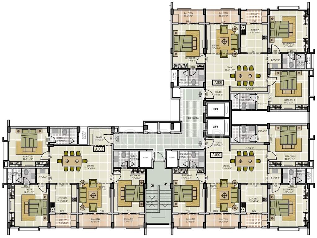  royal park residency Images for Cluster Plan of NR Royal Park Residency