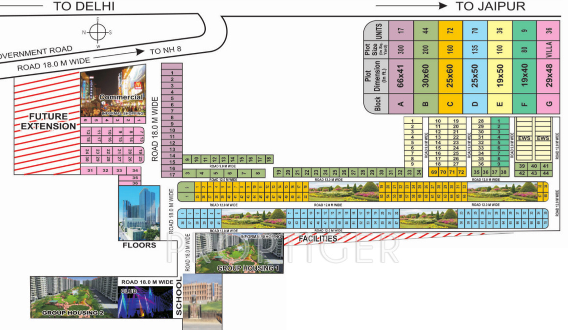 Images for Layout Plan of Walnut The Araville City Plot
