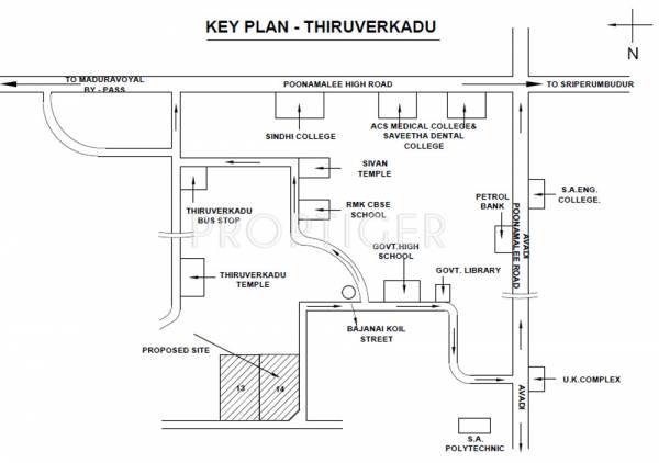 Images for Location Plan of Revathy Thiruverkadu Images for Location Plan of Revathy Thiruverkadu