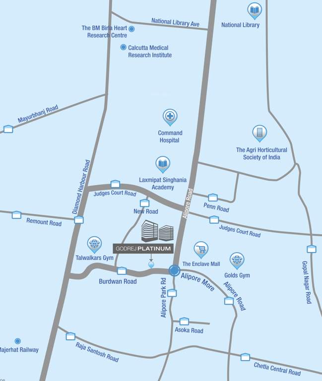  platinum Images for Location Plan of Godrej Platinum