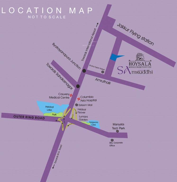samruddhi Images for Location Plan of Hoysala Samruddhi