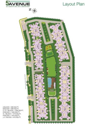 5th-avenue Images for Layout Plan of Gaursons 5th Avenue