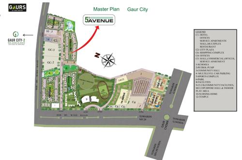  5th-avenue Images for Master Plan of Gaursons 5th Avenue