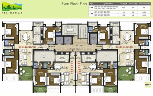 Images for Cluster Plan of Kumar Hillview Residency hillview-residency Images for Cluster Plan of Kumar Hillview Residency