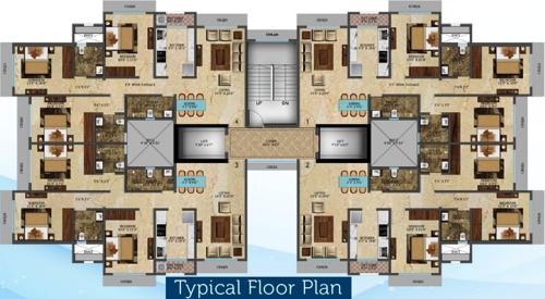  crest Images for Cluster Plan of Veena Crest