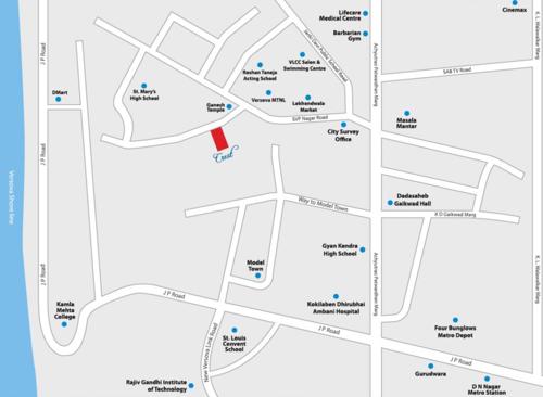  crest Images for Location Plan of Veena Crest
