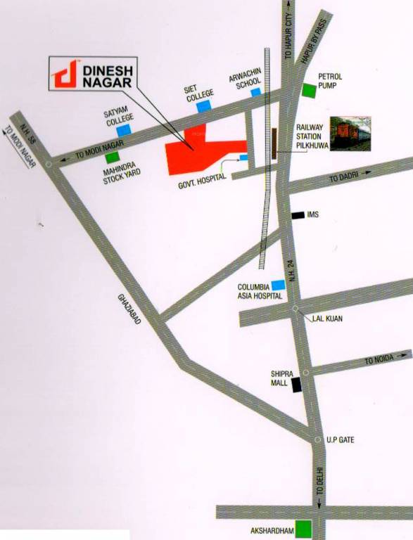 Images for Location Plan of LandCraft Dinesh Nagar