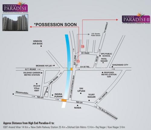  windsor-paradise-ii Images for Location Plan of High End Paradise 2