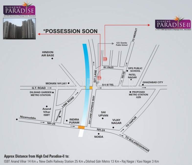  windsor paradise ii Images for Location Plan of High End Paradise 2