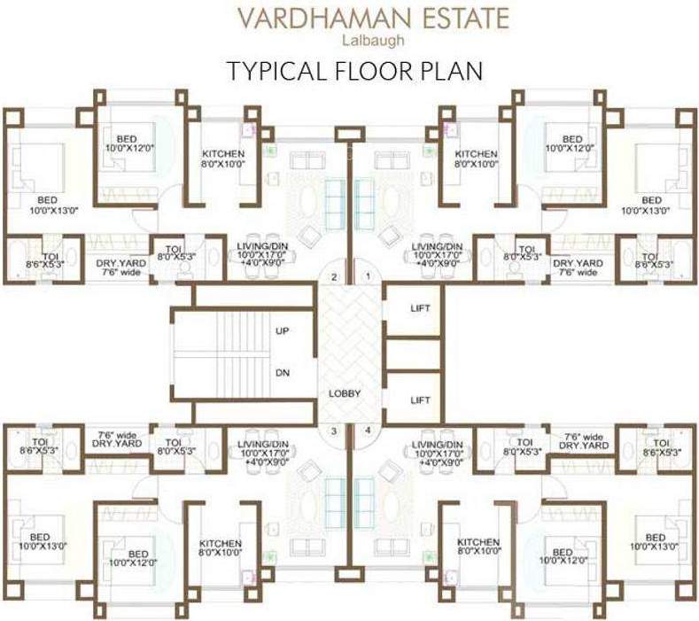 Images for Cluster Plan of Neelam Realtors Vardhaman Estate