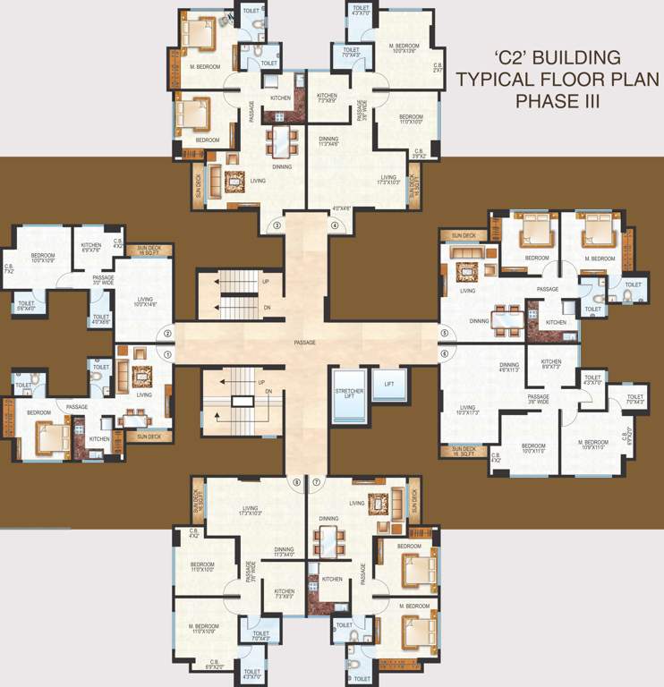  unnathi woods phase 3 Images for Cluster Plan of Raunak Unnathi Woods Phase 3