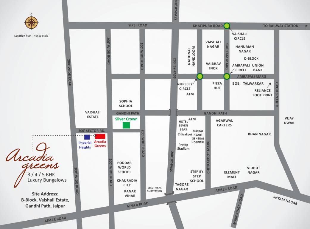 Images for Location Plan of Vardhman Arcadia Greens