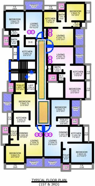 Images for Cluster Plan of Platinum Om Sai Residency Images for Cluster Plan of Platinum Om Sai Residency