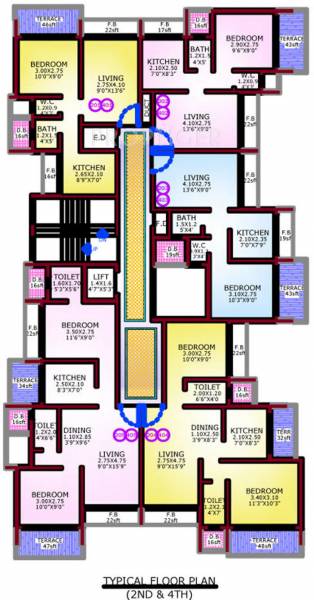 Images for Cluster Plan of Platinum Om Sai Residency Images for Cluster Plan of Platinum Om Sai Residency