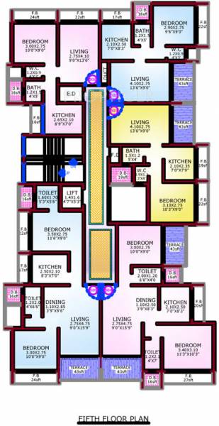 Images for Cluster Plan of Platinum Om Sai Residency Images for Cluster Plan of Platinum Om Sai Residency