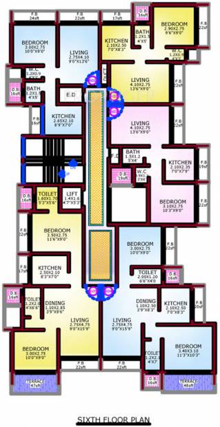 Images for Cluster Plan of Platinum Om Sai Residency