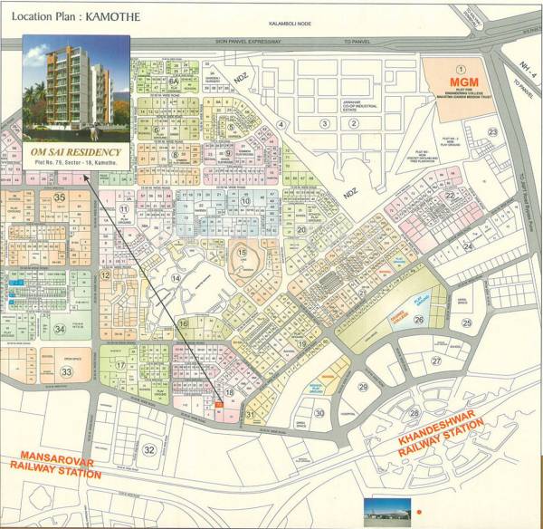 Images for Location Plan of Platinum Om Sai Residency Images for Location Plan of Platinum Om Sai Residency