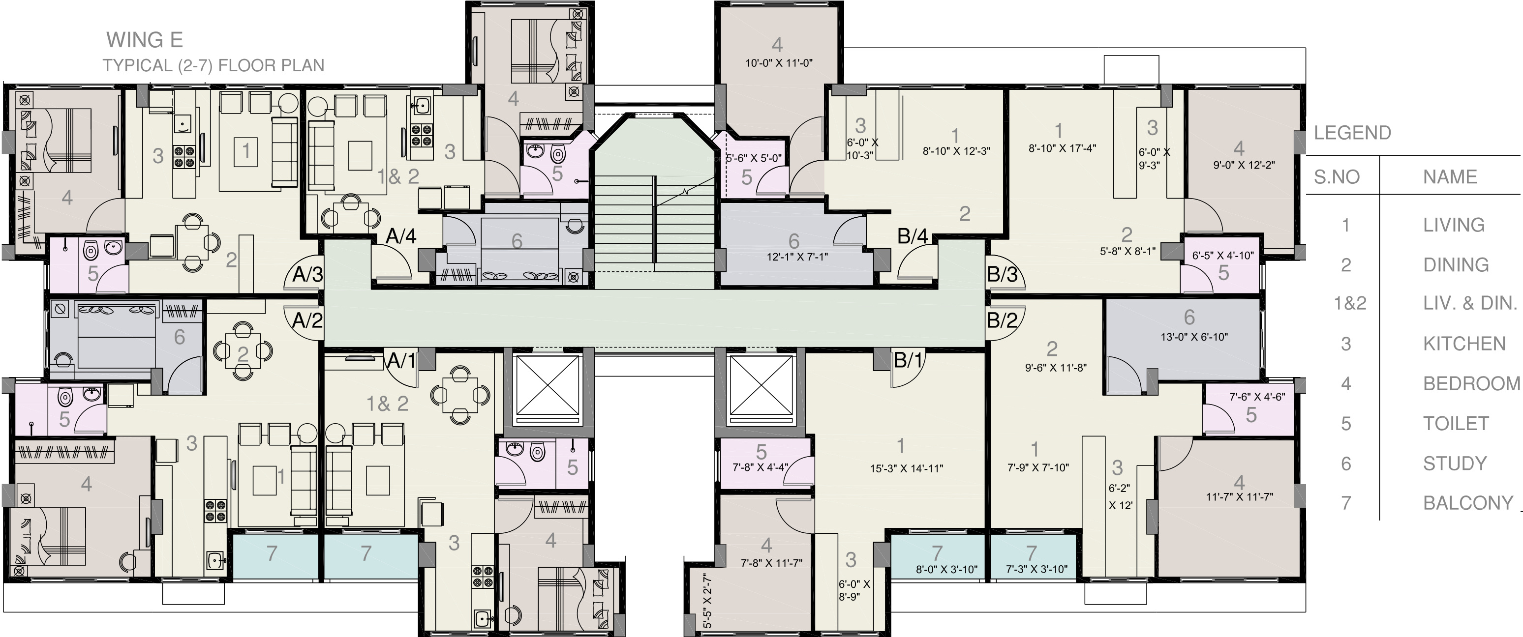 750 sq ft 2 BHK 2T Apartment for Sale in CCI Projects