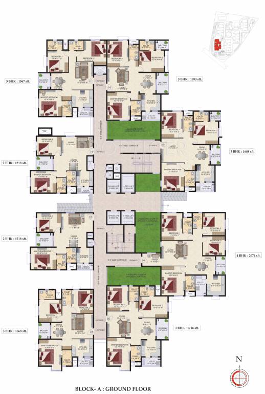 Images for Cluster Plan of Mahindra Ashvita