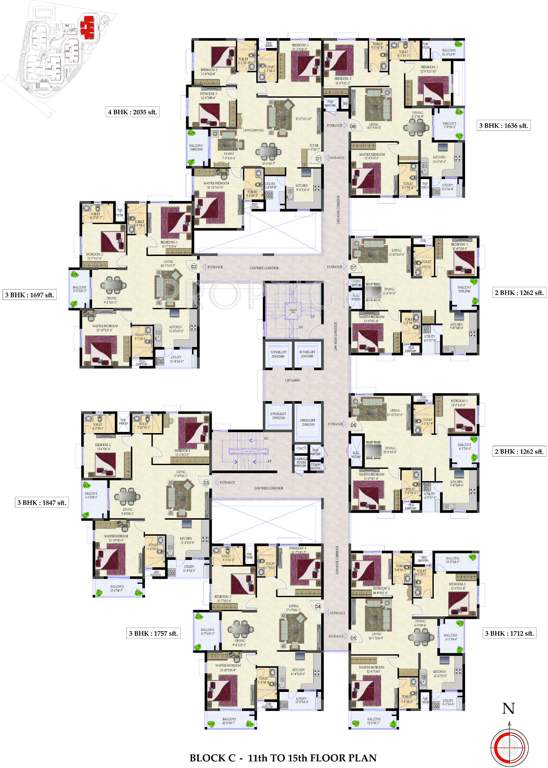 Images for Cluster Plan of Mahindra Ashvita