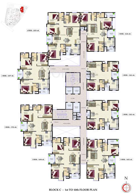 Images for Cluster Plan of Mahindra Ashvita
