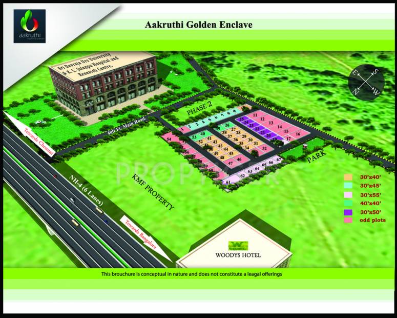 Images for Layout Plan of Aakruthi Golden Enclave
