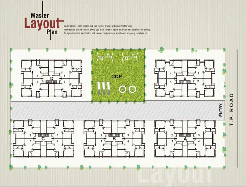  blossom Images for Layout Plan of Swagat Blossom