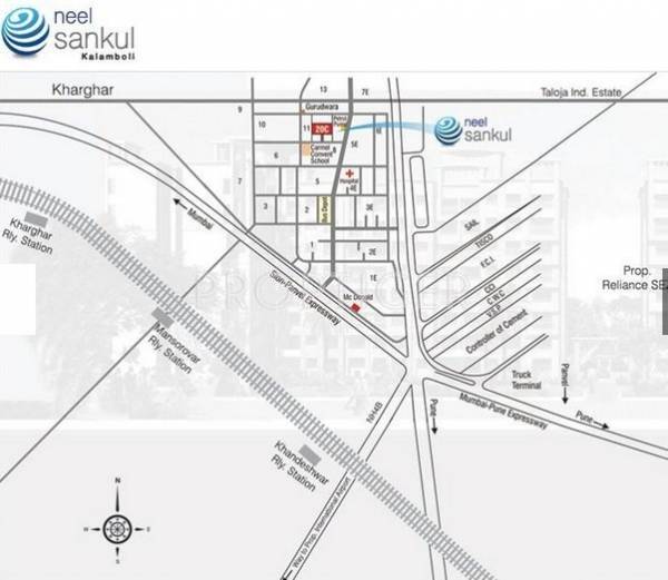 Images for Location Plan of Neelsidhi Sankul Images for Location Plan of Neelsidhi Sankul
