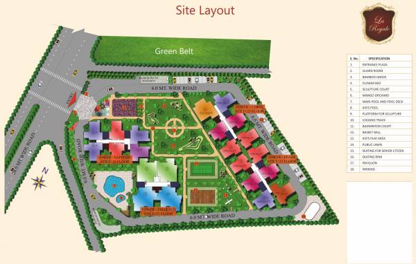 Images for Layout Plan of Sarvottam La Royale