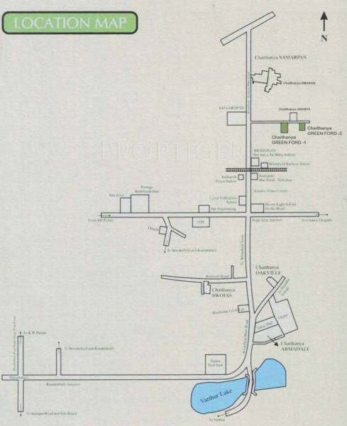 chaithanya-group greenford Location Plan