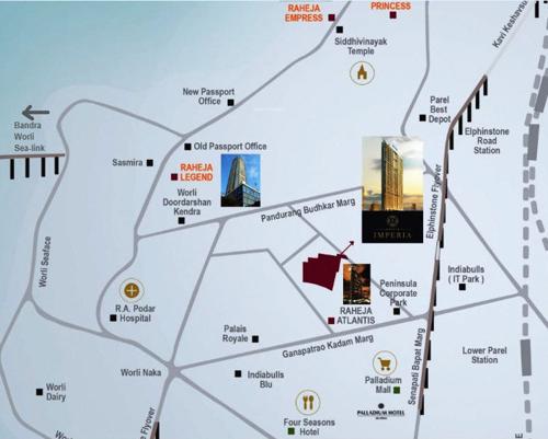  imperia-i Images for Location Plan of Raheja Imperia I