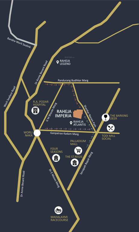  imperia i Images for Location Plan of Raheja Imperia I