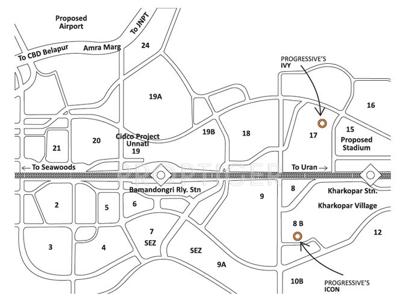  icon Images for Location Plan of Progressive Icon