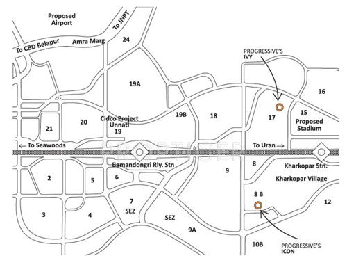  icon Images for Location Plan of Progressive Icon