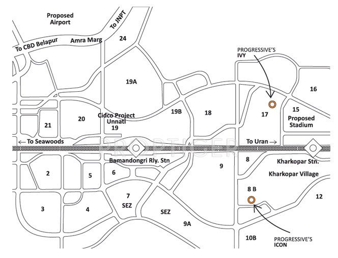  icon Images for Location Plan of Progressive Icon