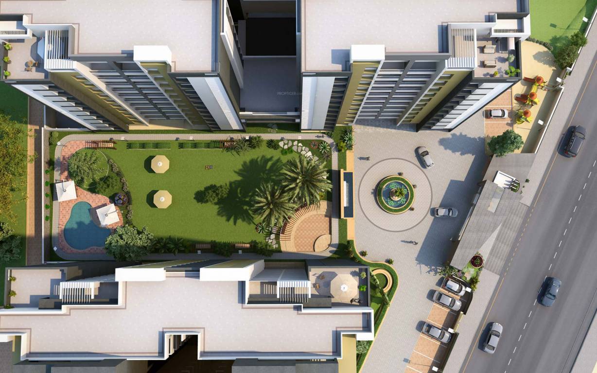  skyline Images for Elevation of Satyam Developers Skyline